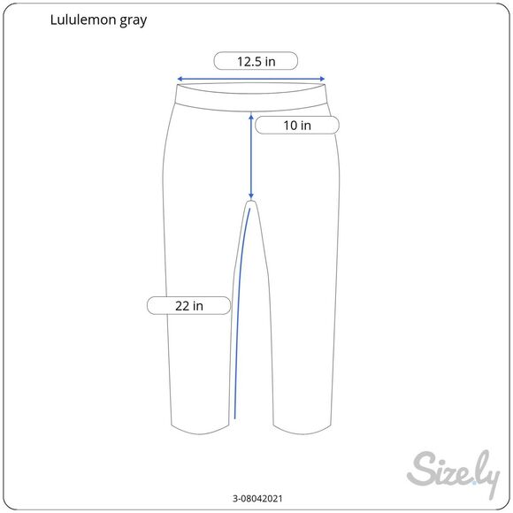 Lululemon Wunder Under Crop High Rise Leggings  Charcoal Gray Gym Training - Picture 7 of 7